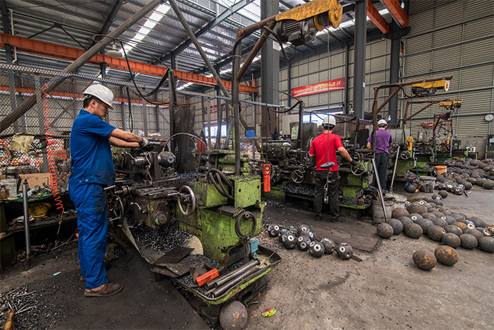 樟树网架配件车间